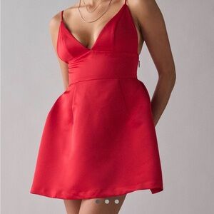 Urban Outfitters Vibrant Red Mini Dress